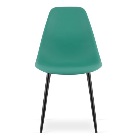 Krzesło WAT zielone / nogi czarne x 4