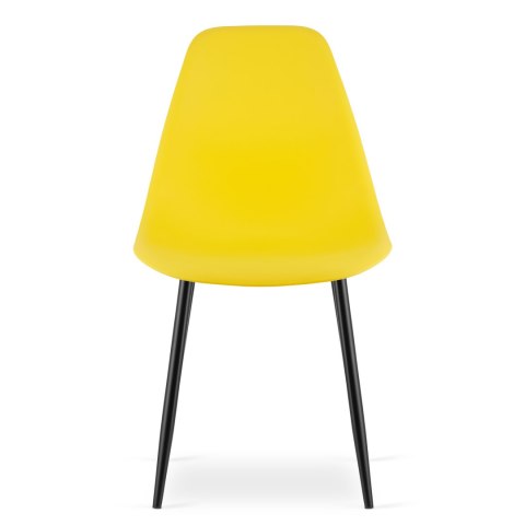 Krzesło WAT żółte / nogi czarne x 1