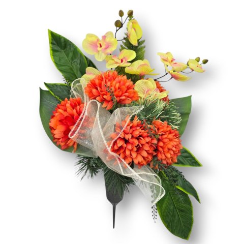 STROIK NA CMENTARZ SZPIC BUKIET DO WBIJANIA W ZIEMIĘ PRZY GROBIE KAPLICZCE