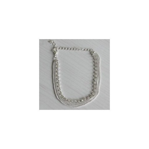 BRANSOLETKA KRYSZTAŁKOWA NA STOPĘ B187