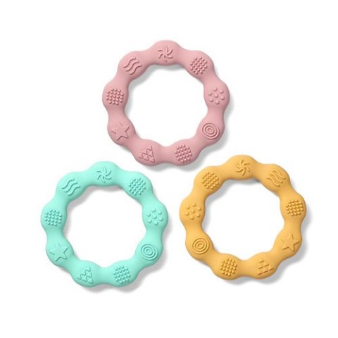 825/03 GRYZAK SILIKONOWY RING NIEBIESKI