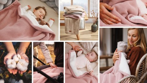 1659/01 KOC BAWEŁNA Z OCIEPLENIEM RÓŻOWY