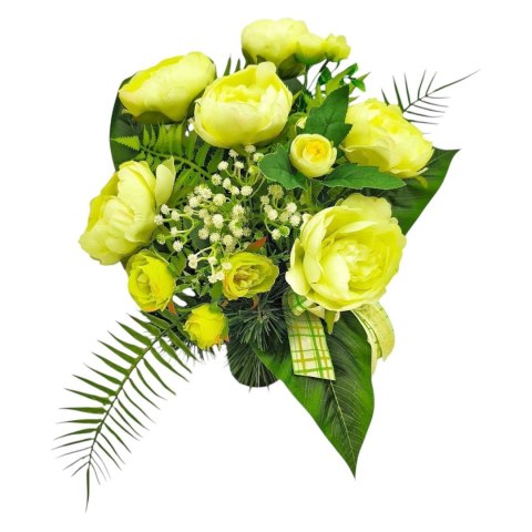 KOMPLET ZESTAW NA CMENTARZ WIANEK I BUKIET KWIATY NA GRÓB POMNIK