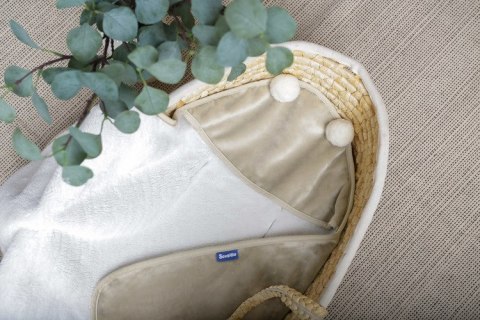 OTULACZ DO FOTELIKA PLUSZ BARANEK 75X75 BEŻOWY