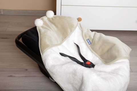 OTULACZ DO FOTELIKA PLUSZ BARANEK 75X75 BEŻOWY