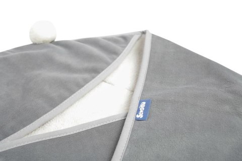 OTULACZ DO FOTELIKA PLUSZ BARANEK 75X75 SZARY