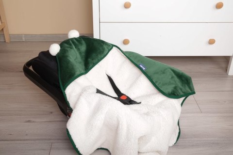 OTULACZ DO FOTELIKA PLUSZ BARANEK 75X75 ZIELONY