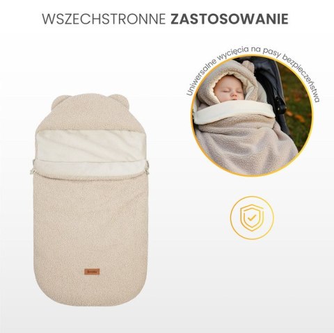 ŚPIWOREK 3w1 BARANEK CIEMNY BEŻ