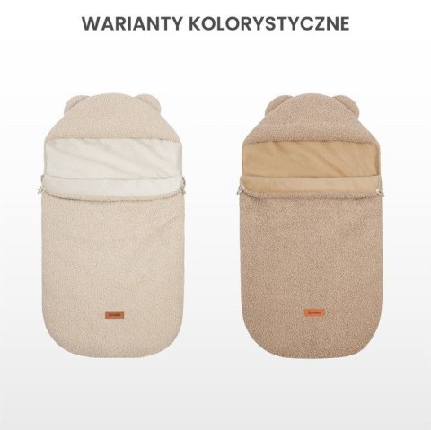 ŚPIWOREK 3w1 BARANEK CIEMNY BEŻ