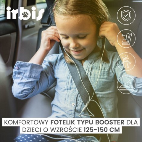 FOTELIK IRBIS I-SIZE BEIGE (125-150)