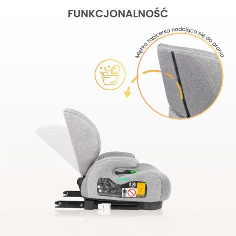 FOTELIK IRBIS I-SIZE GRAPHITE (125-150)