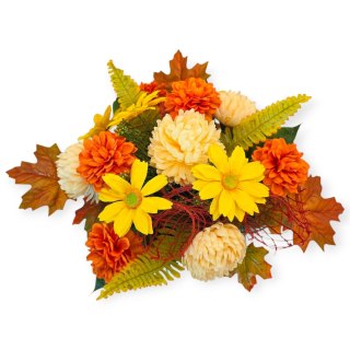 Stroik na cmentarz kwiaty wiązanka miska na grób wszystkich świętych