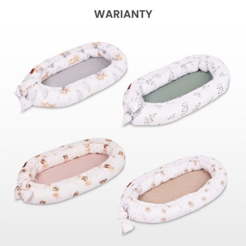 KOKON MUŚLIN GAŁĄZKA ZIELONY 80x45 + PODUSZKA