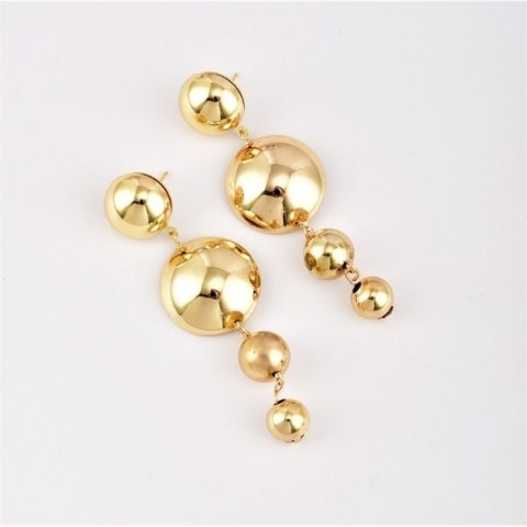 KOLCZYKI Wiszące Złoto XXL K962