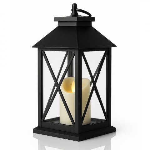 Lampion dekoracyjny LED z imitacją świecy 14 x 30 cm - LAMP56