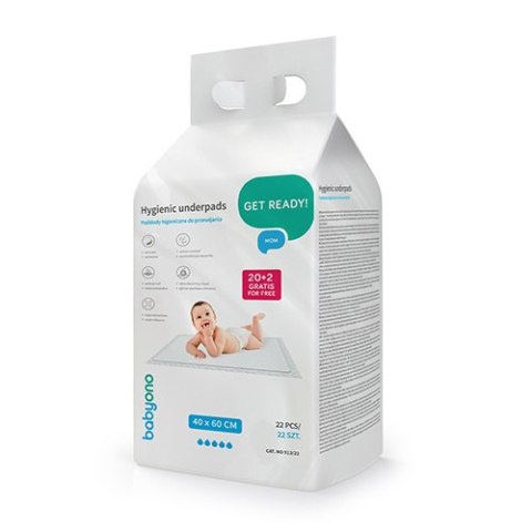 513/22 PODKŁAD DO PRZEWIJANIA 40X60 20szt + 2szt GRATIS