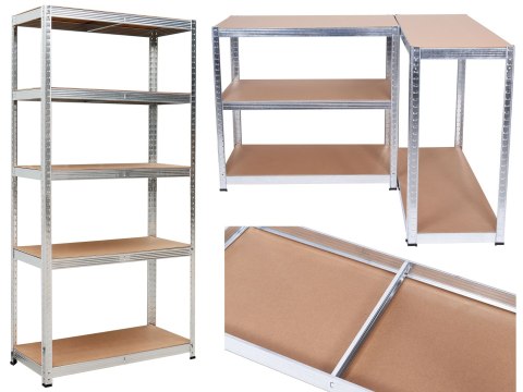 Regał magazynowy Conor 875 kg 180 x 90 x 30 cm