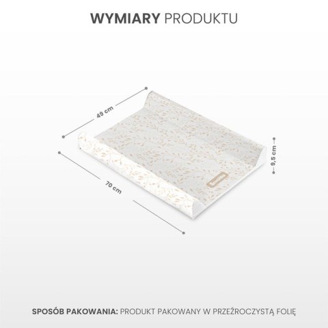 NADSTAWKA NA KOMODĘ - BEŻOWY LISTEK