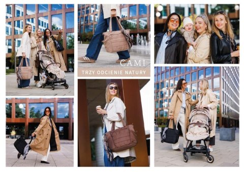 1672/03 TORBA DLA MAMY DO WÓZKA CAMI CZEKOLDOWA