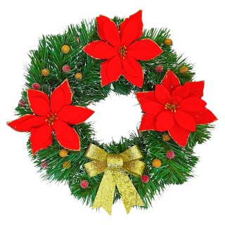 Wianek świąteczny stroik na drzwi stół ścianę dekoracja do domu