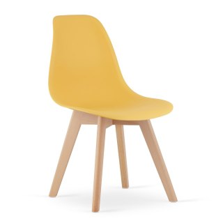 Krzesło KITO musztarda / nogi naturalne x 3