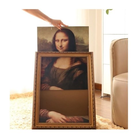 Drapak domek DLA KOTA - obraz ramka Mona Lisa, legowisko KOT29