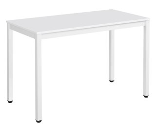 Stół TESSA 120cm x 60cm - biały / białe nogi