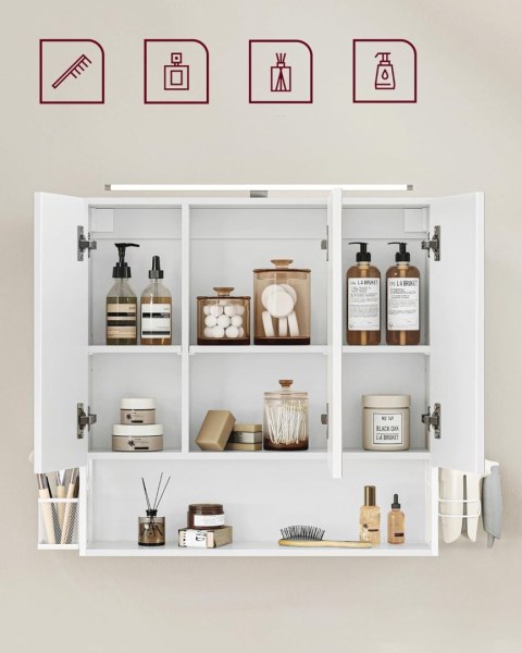 Szafka Łazienkowa z Lustrem - BBK124W14