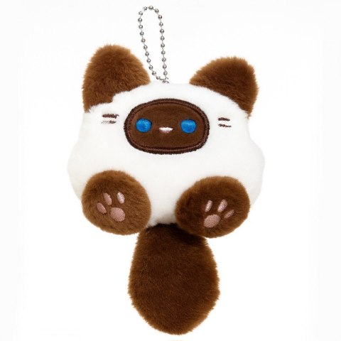 Brelok do kluczy, pluszowy kotek z ogonkiem BRL371