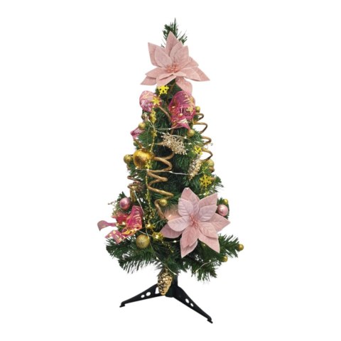 Gotowa ubrana choinka świąteczna do domu biura + światełka 70cm