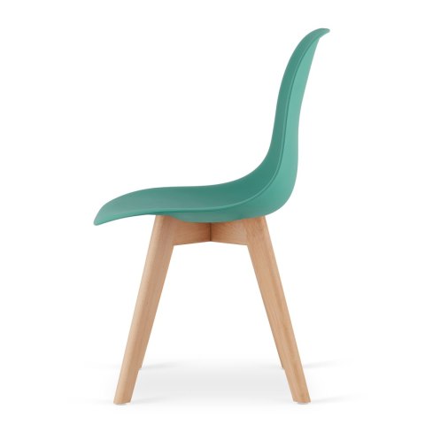 Krzesło KITO zielone / nogi naturalne x 1