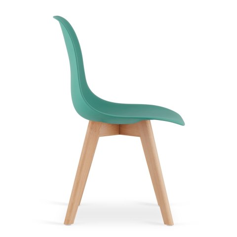 Krzesło KITO zielone / nogi naturalne x 3