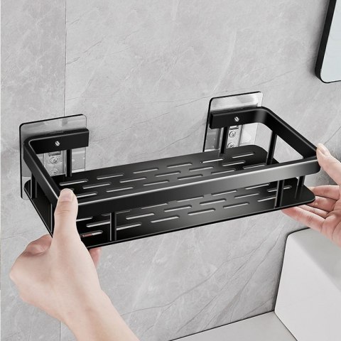 Półka łazienkowa 2szt - czarna