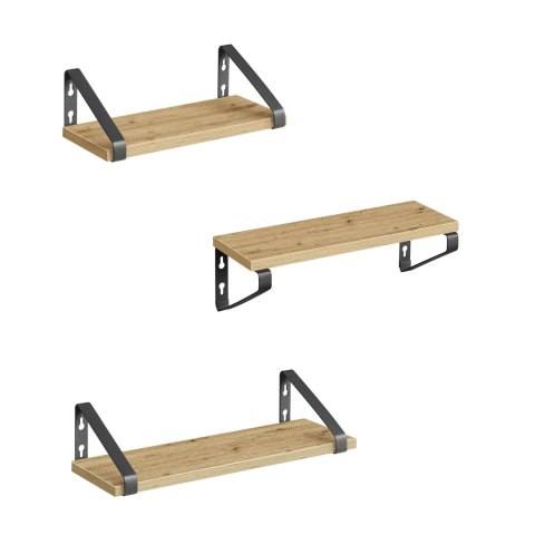 Półki 3 szt - artisan - LWS033B88