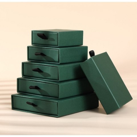 PUDEŁKO OZDOBNE NA BIŻUTERIĘ, kolczyki, pierścionek 3,5 x 5,3 x 5,3 cm PDOZ11ZIE