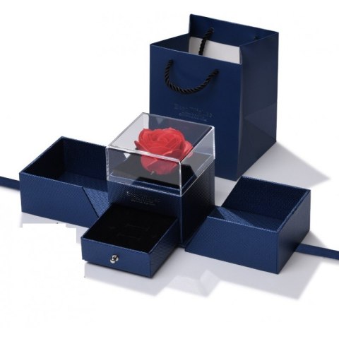 Pudełeczko Walentynkowe na biżuterię mydlana Wieczna Róża PDOZ17GRAN