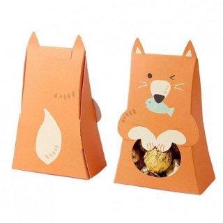 Pudełko PREZENTOWE ozdobne w kształcie Niedźwiadka 1 szt. 10x5x16,5cm OPO42POM