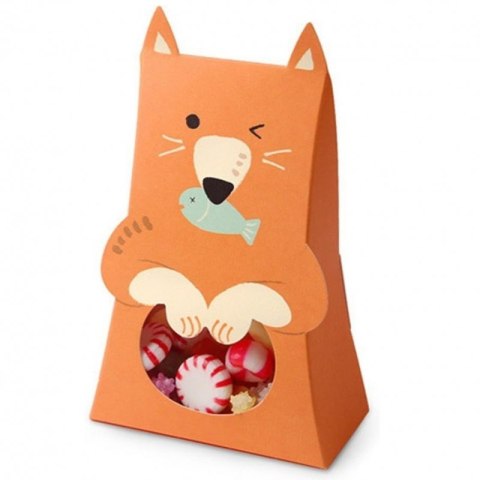 Pudełko PREZENTOWE ozdobne w kształcie Niedźwiadka 1 szt. 10x5x16,5cm OPO42POM