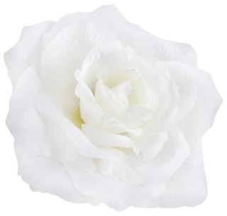 Róża francuska kremowa biała główka wyrobowa sztuczne kwiaty do kompozycji