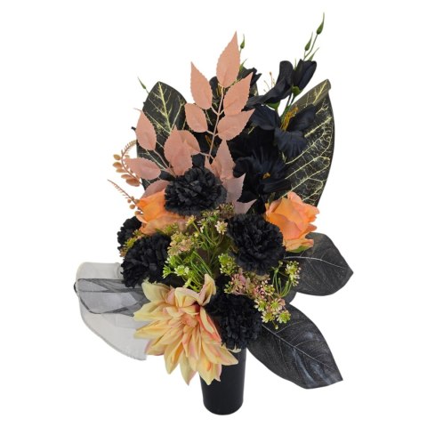 Bukiet flakon stroik na cmentarz kompozycja kwiatowa