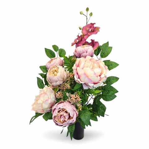 Bukiet wkład do wazonu flakon stroik na cmentarz sztuczne kwiaty