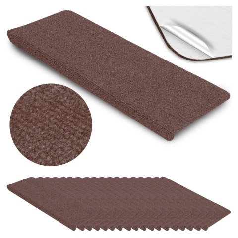 Dywaniki na stopnie ADRIA beżowe 15 sztuk