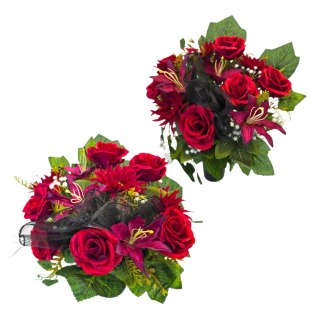 Komplet stroik na cmentarz stroiki na grób bukiet donica