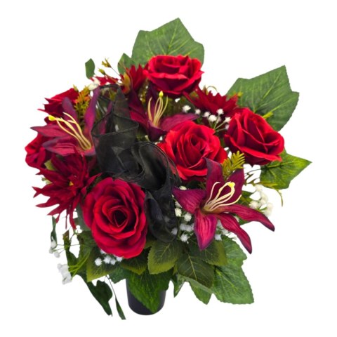 Komplet stroik na cmentarz stroiki na grób bukiet donica