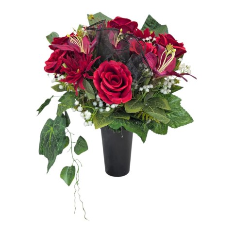 Komplet stroik na cmentarz stroiki na grób bukiet donica