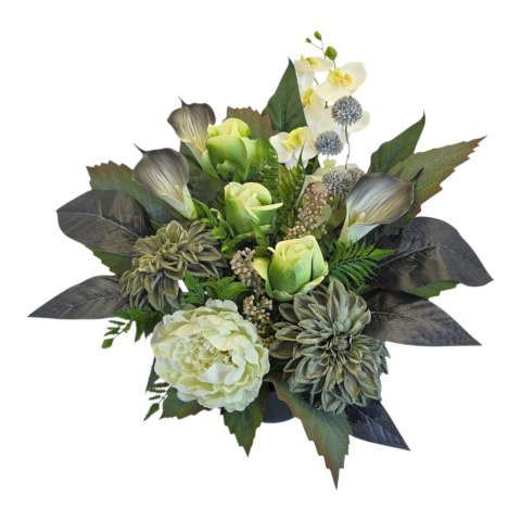 Komplet stroiki na cmentarz grób bukiet donica stroik na pomnik