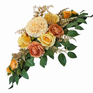 Komplet zestaw stroiki stroik na cmentarz grób bukiet miska