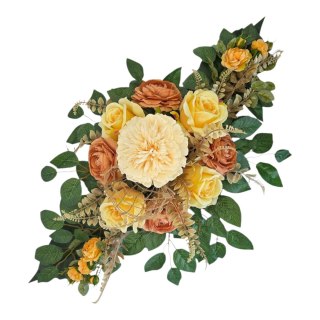 Stroik na cmentarz kompozycja kwiatowa na grób miska z obciążeniem