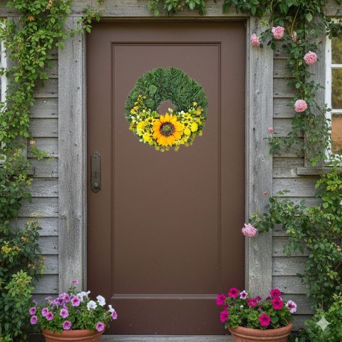 Wianek stroik na drzwi stół ścianę dekoracja do domu