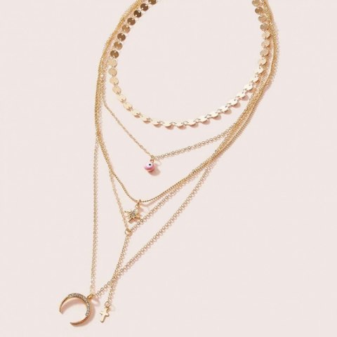 Długi naszyjnik multi N759